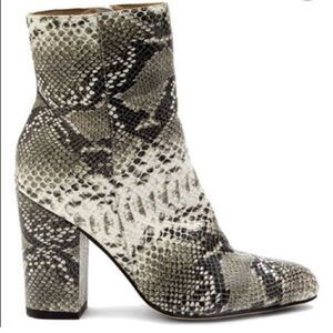 Amuse Soviet X Matisse Amore snakeskin booties